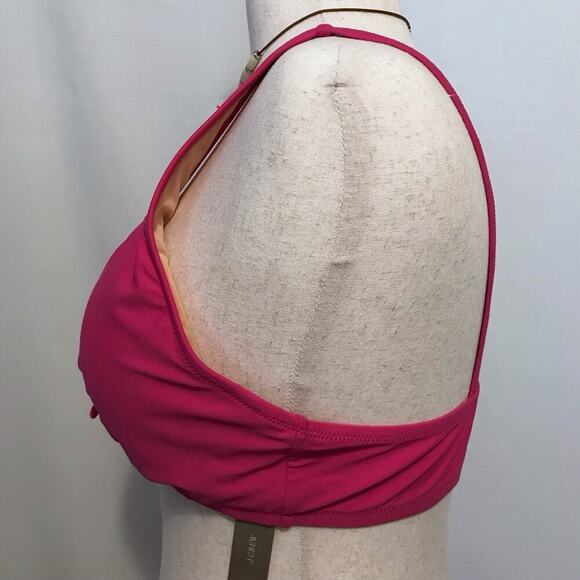 J. Crew NWT Pink Swim Front Knot Top Women Various - Picture 5 of 10